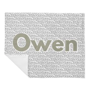 Personalized Name Minky Blanket -  Tribal Arrows