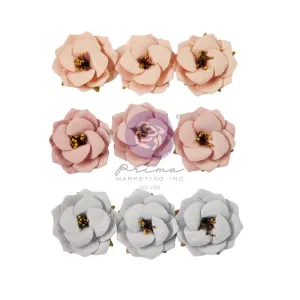 Prima Marketing Paper Flowers 9 pack  Fresh Air, Bohemian Heart*