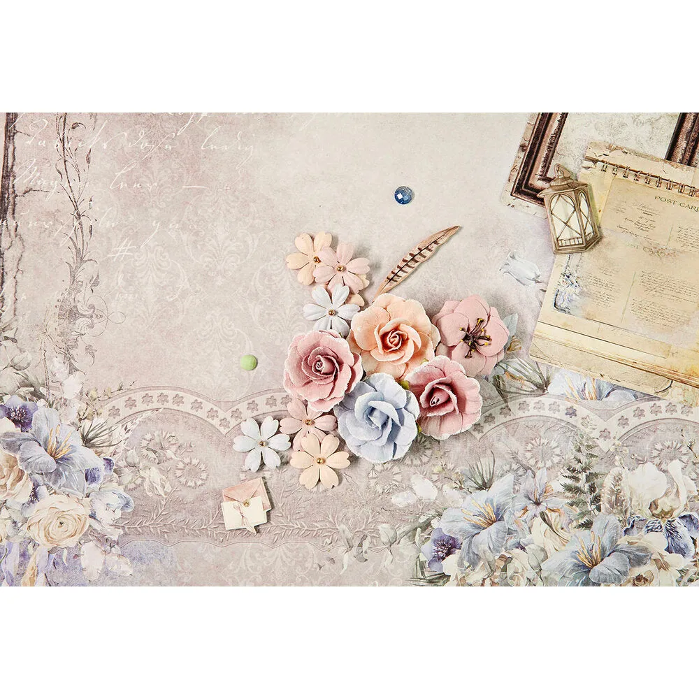 Prima Marketing Paper Flowers 9 pack  Fresh Air, Bohemian Heart*