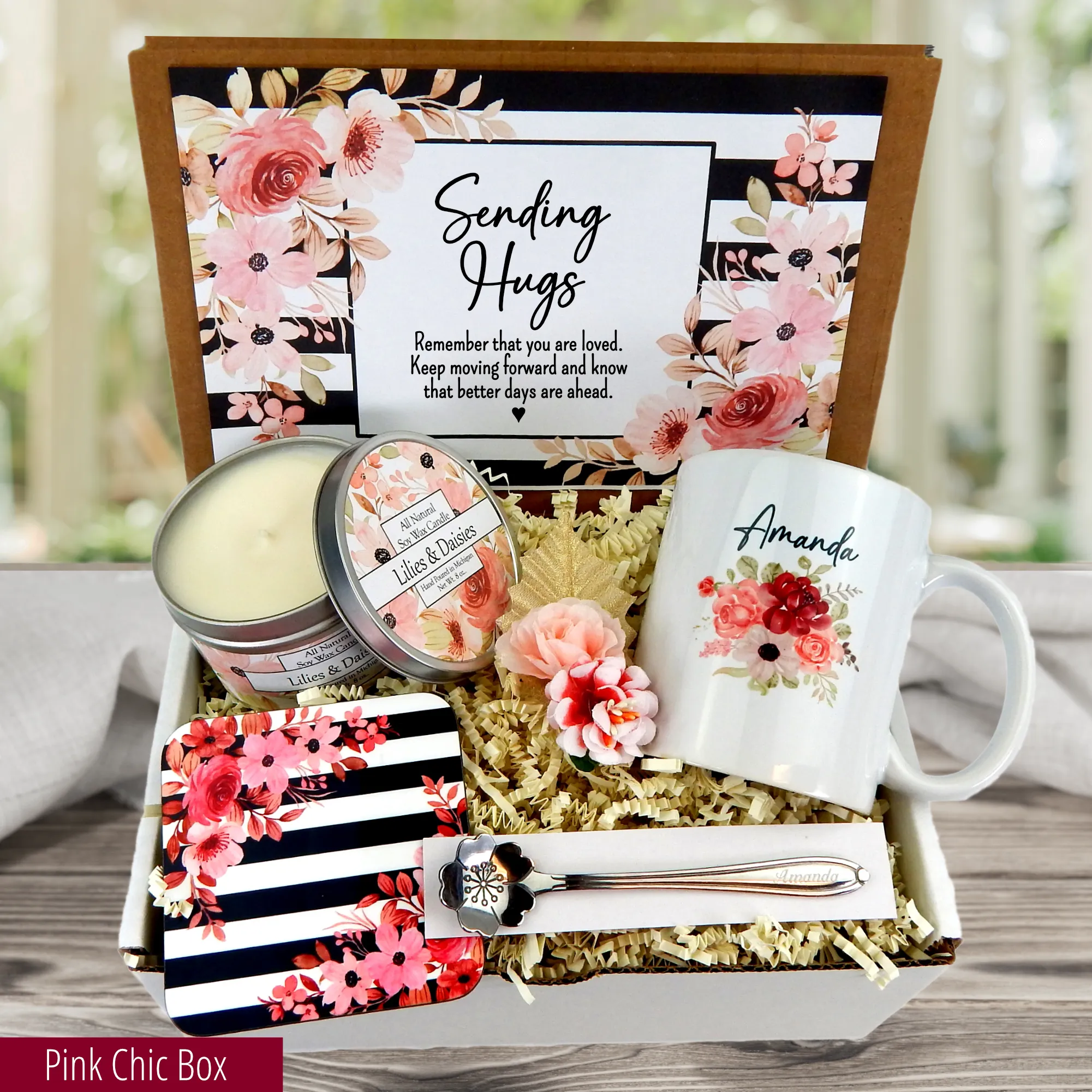 Sending Hugs Gift - Personalized Gift for Encouragement - Send A Hug Gift