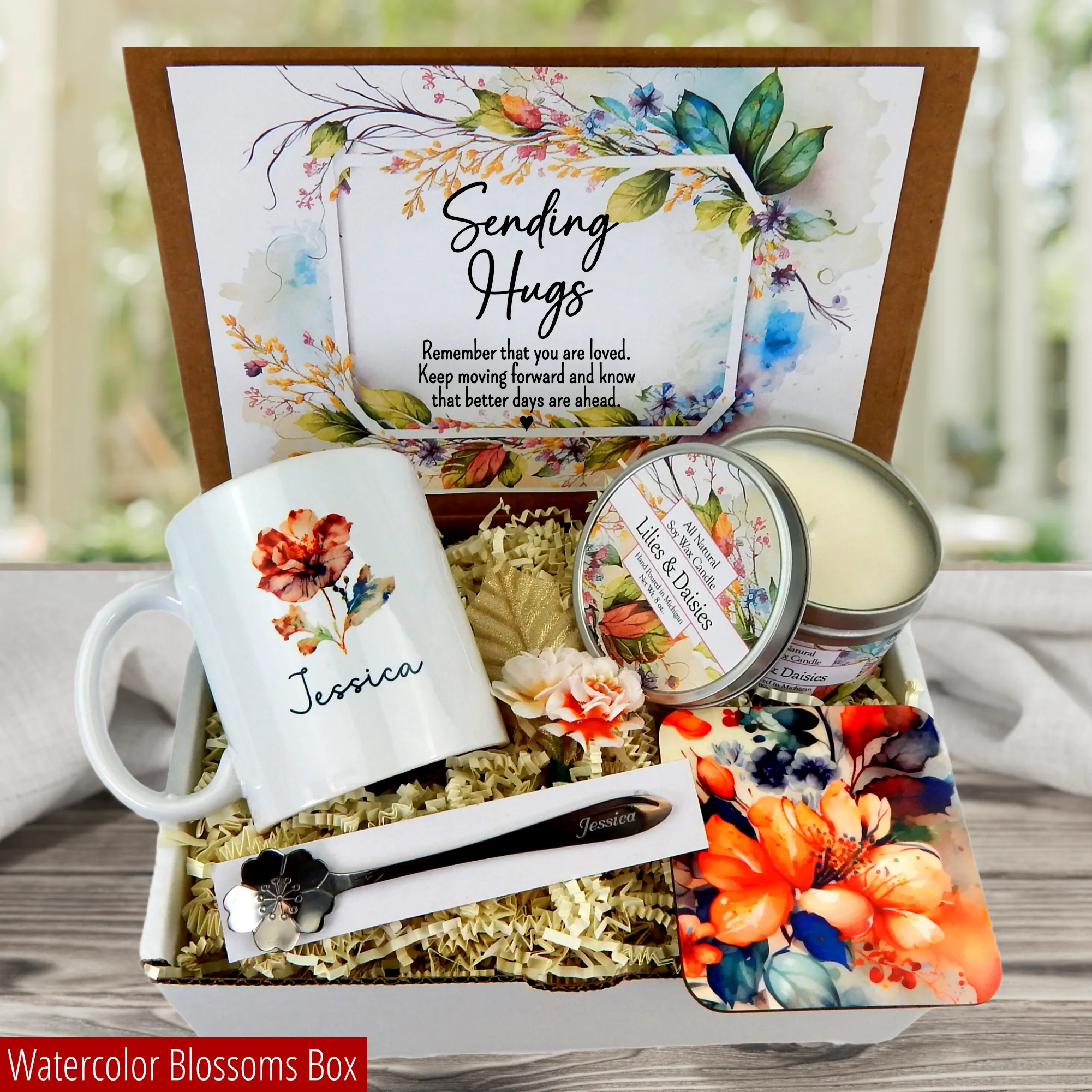 Sending Hugs Gift - Personalized Gift for Encouragement - Send A Hug Gift