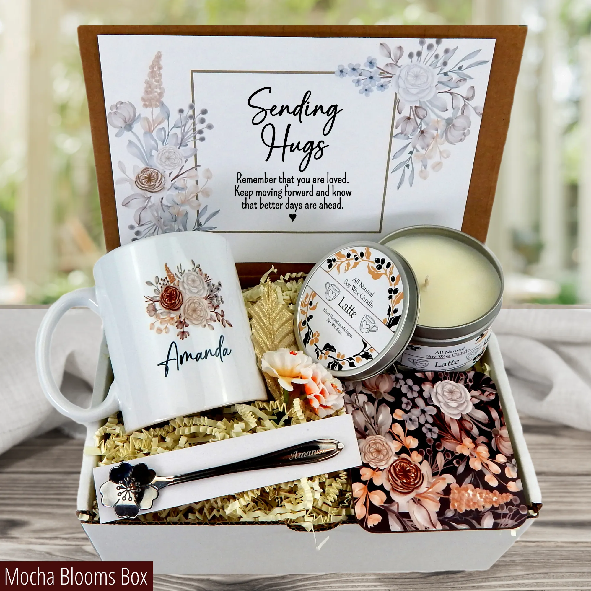 Sending Hugs Gift - Personalized Gift for Encouragement - Send A Hug Gift