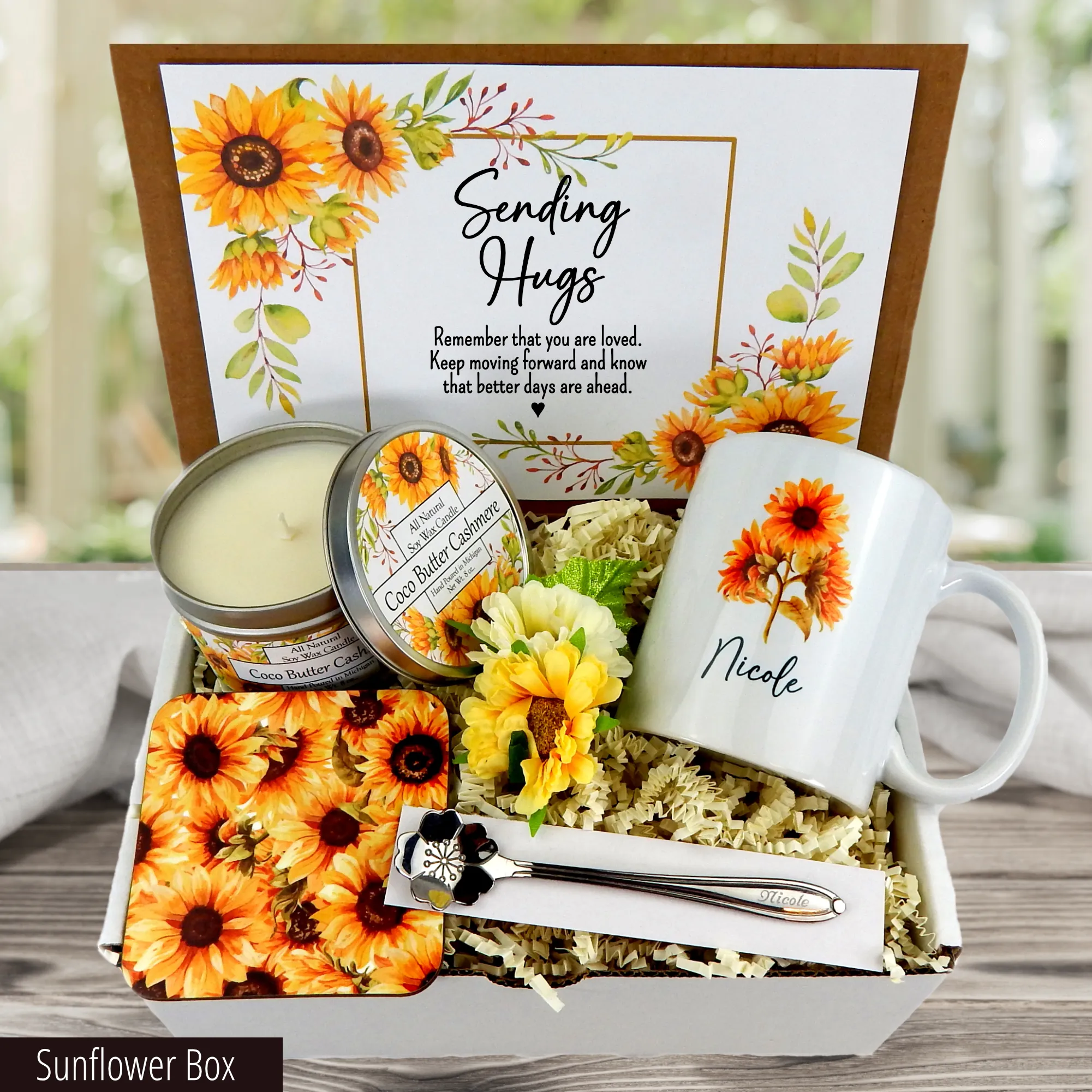 Sending Hugs Gift - Personalized Gift for Encouragement - Send A Hug Gift