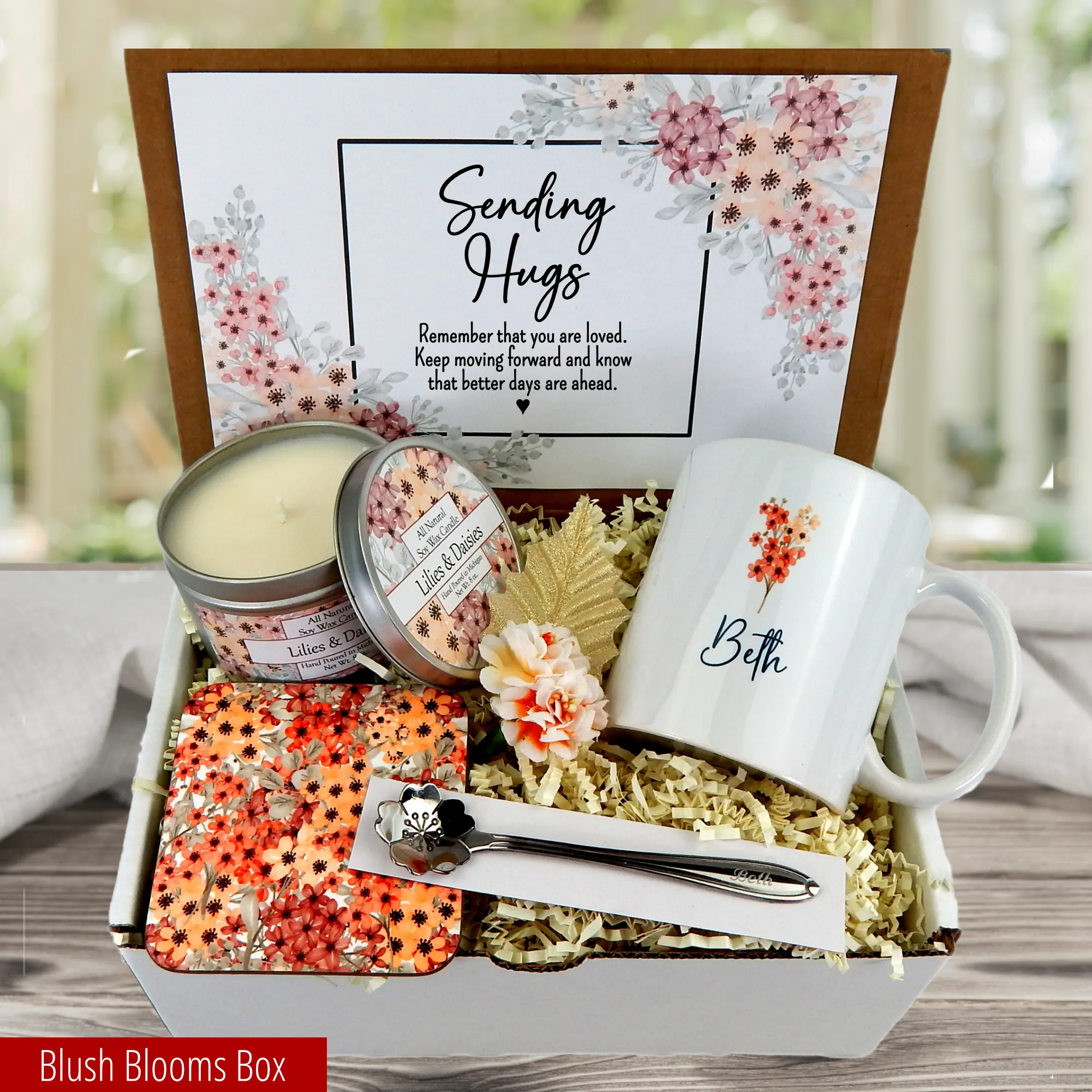 Sending Hugs Gift - Personalized Gift for Encouragement - Send A Hug Gift