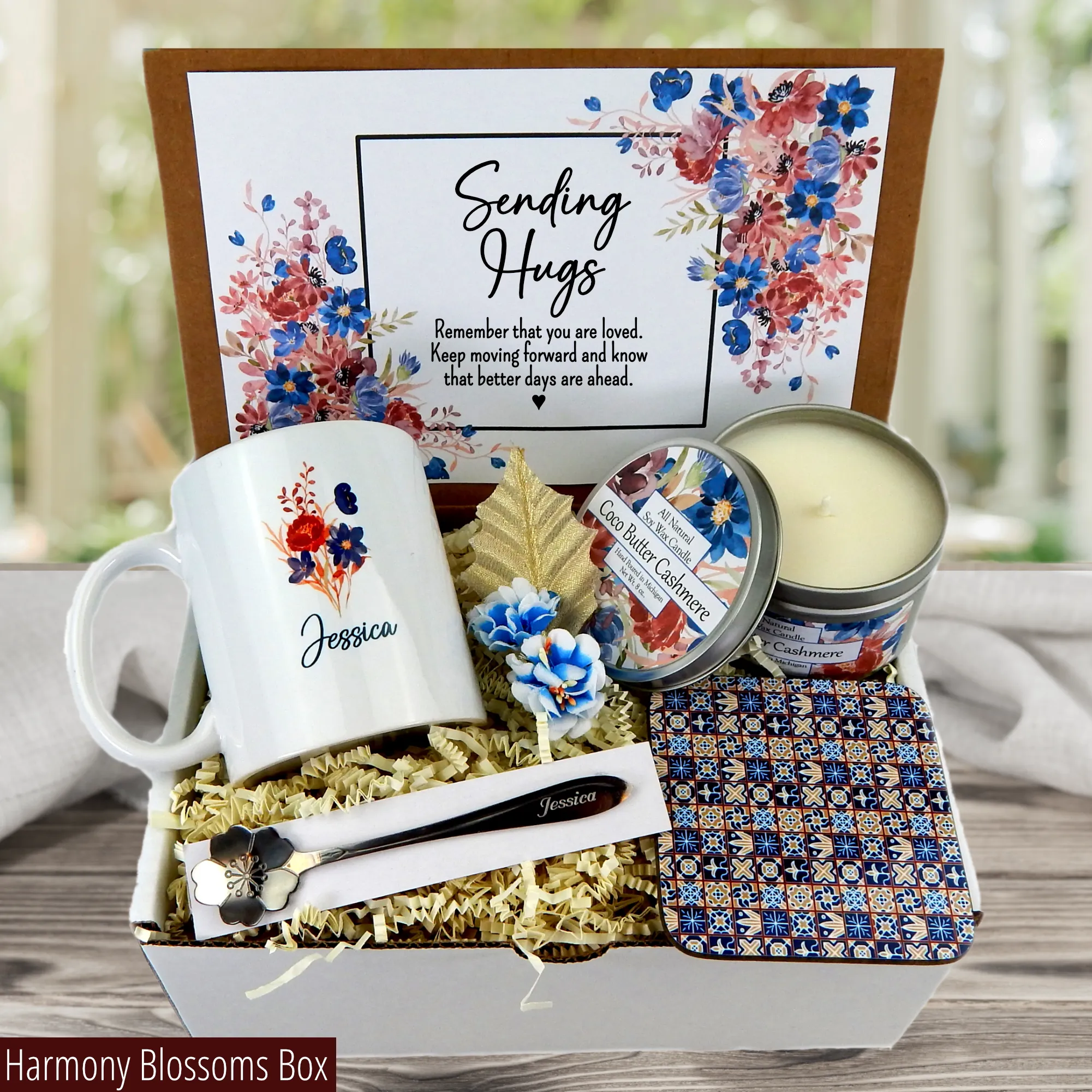 Sending Hugs Gift - Personalized Gift for Encouragement - Send A Hug Gift