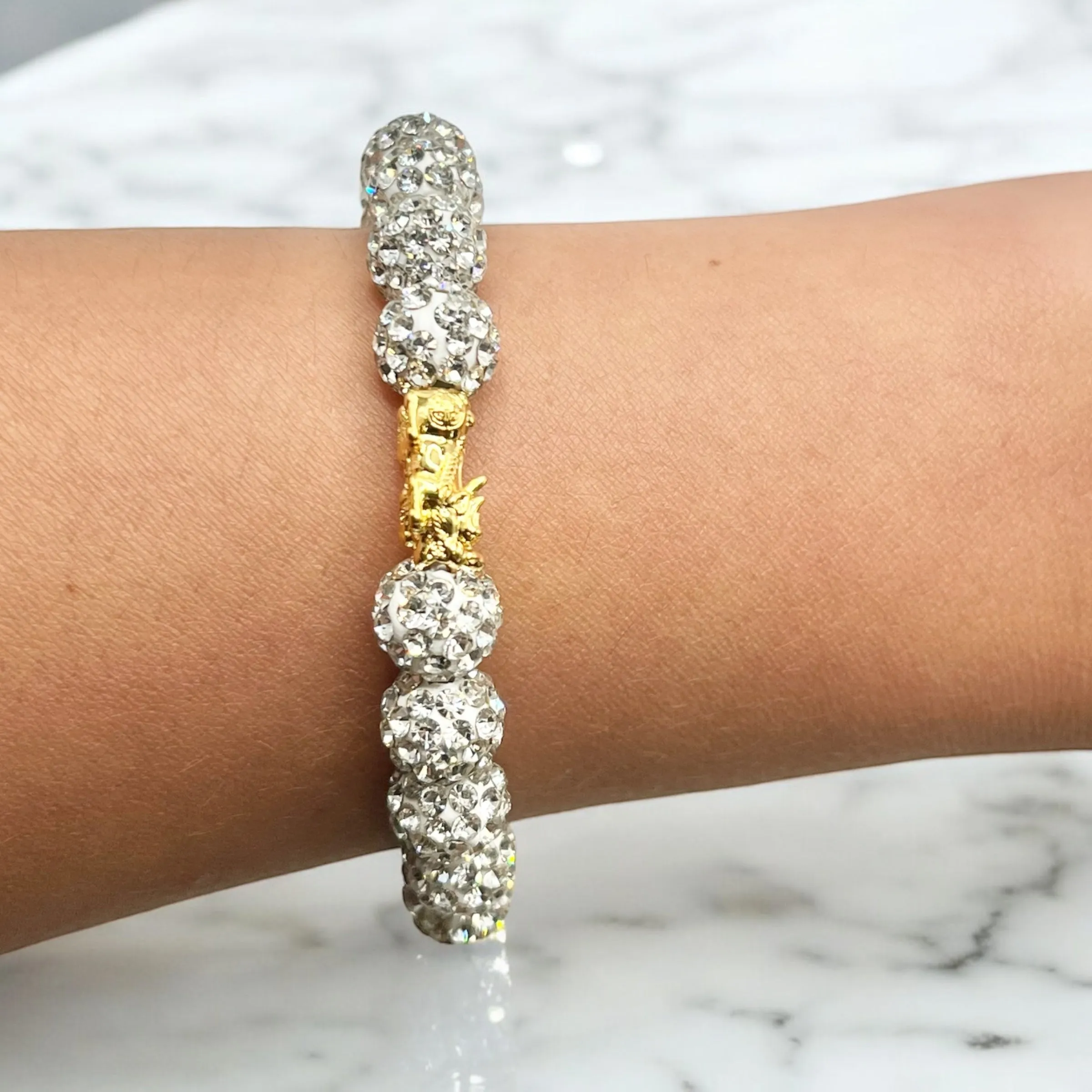 SILVER SWAROVSKI BRACELET
