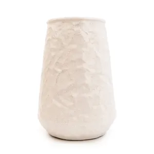 Small Conical Vase - White