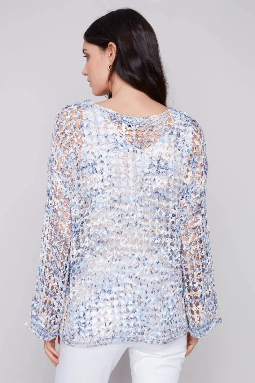 Spencer Fishnet Crochet Sweater