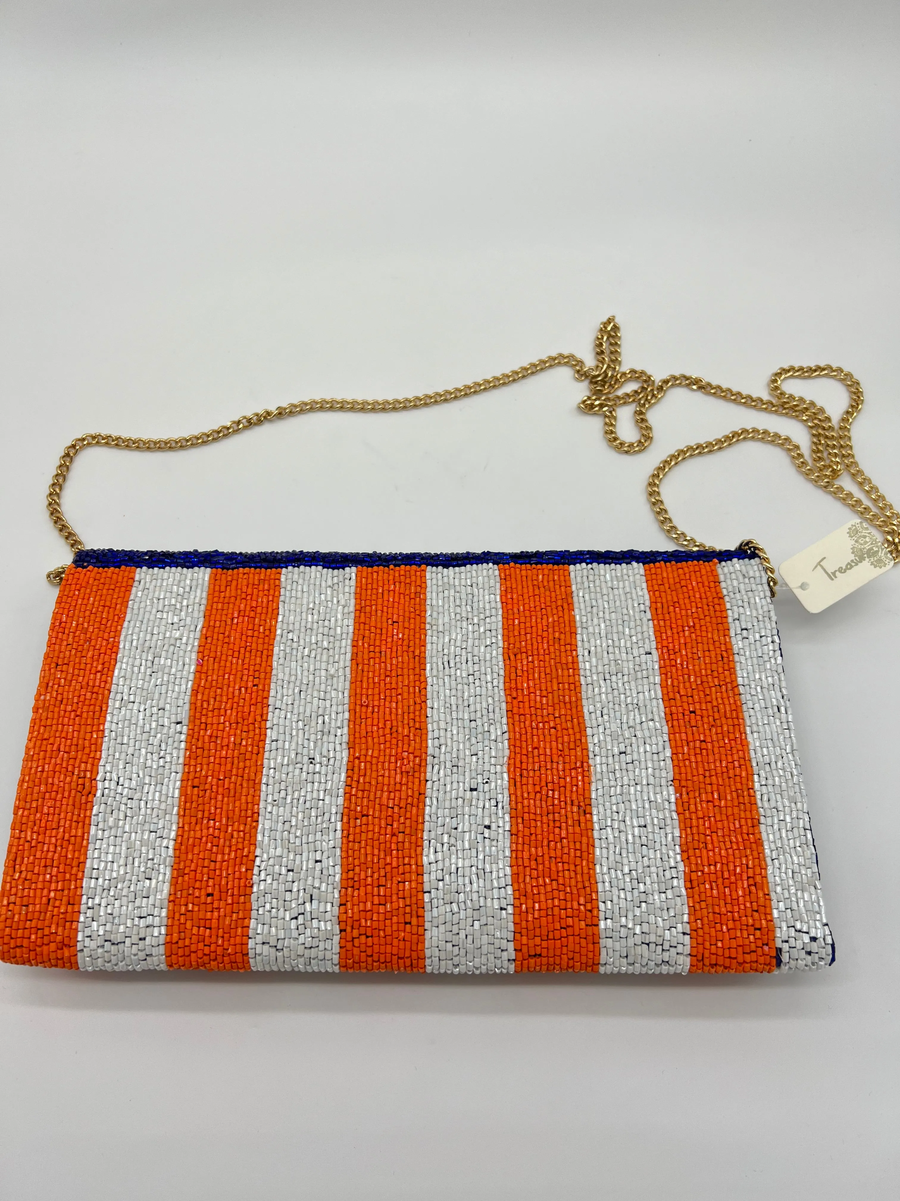Star H-town Baseball Team Beaded Bag
