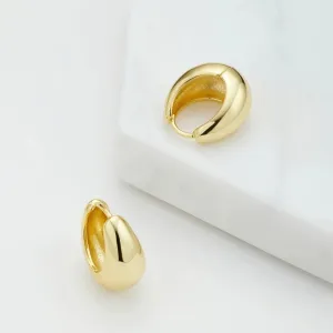 Steph Hoop Large - Gold