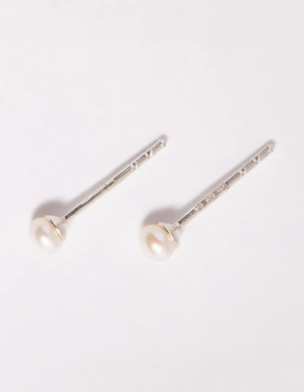 Sterling Silver Freshwater Pearl Stud Earrings