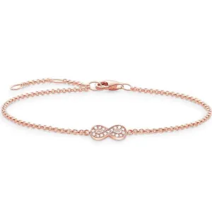 Thomas Sabo Rose Gold Infinity Diamond Bracelet
