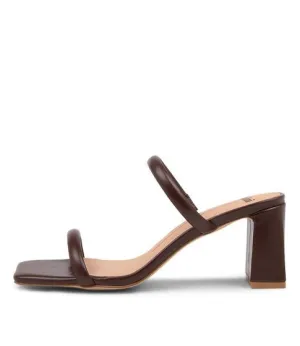 Tilliera Brown Leather Heels