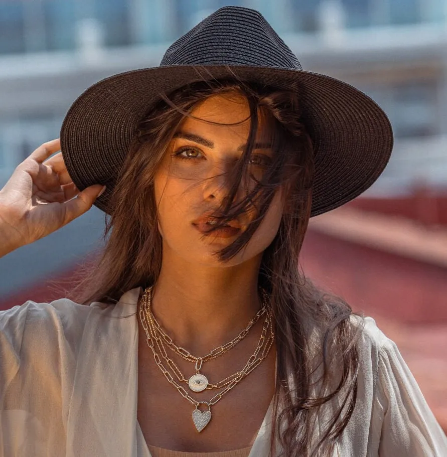 Two Layered Paperclip Necklace
