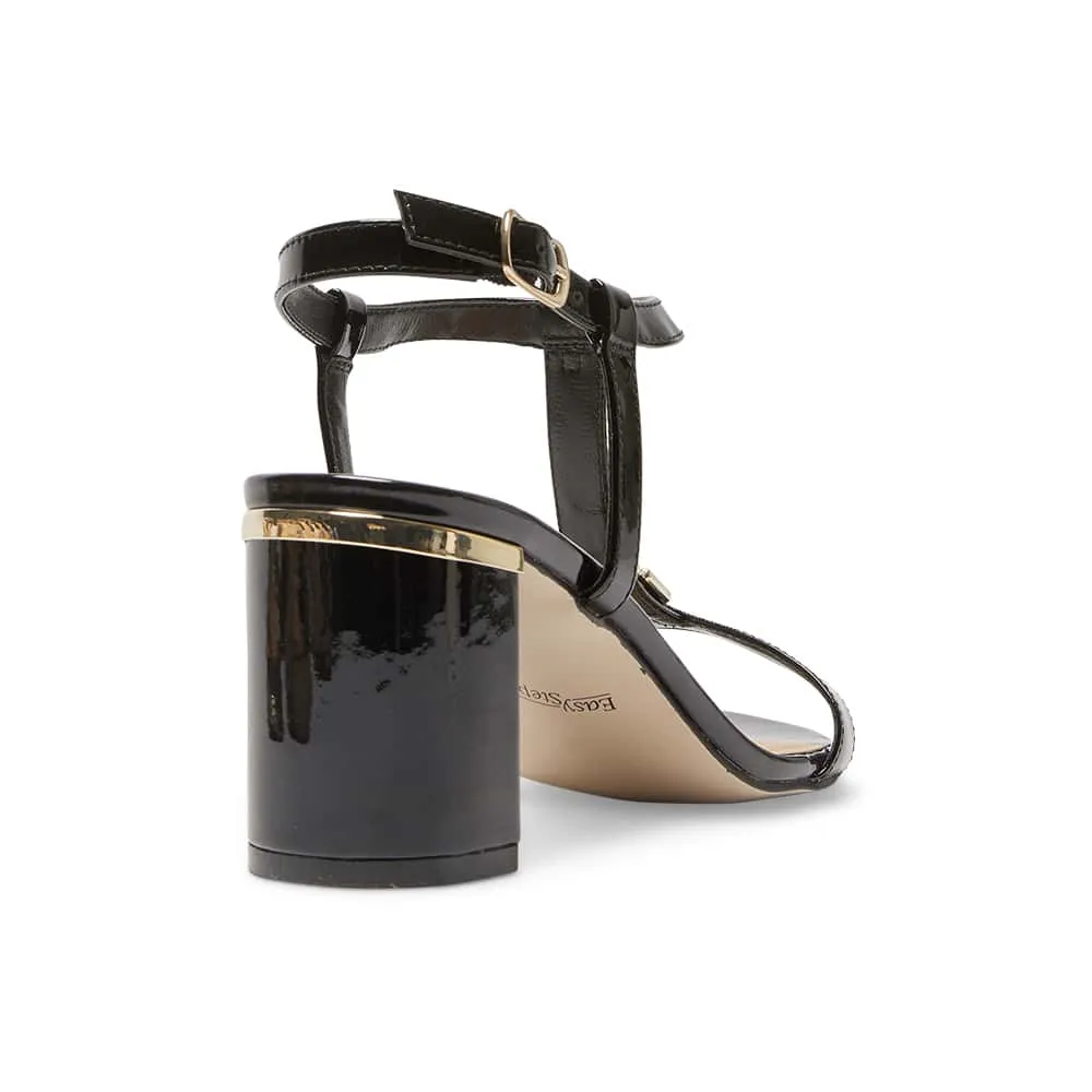 Unicorn Heel in Black Patent