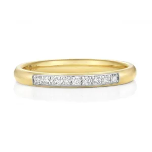 Wedding Band 18ct Gold Diamond Eternity Ring WQ221/I