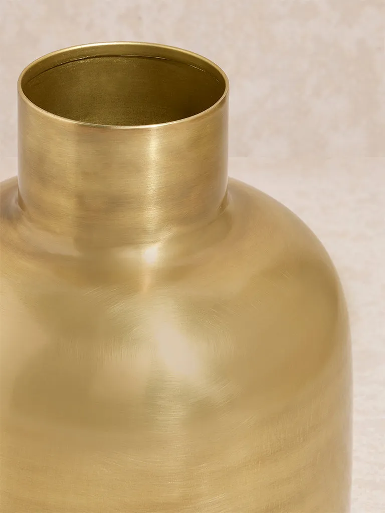 Westside Home Gold Metal Vase - Small