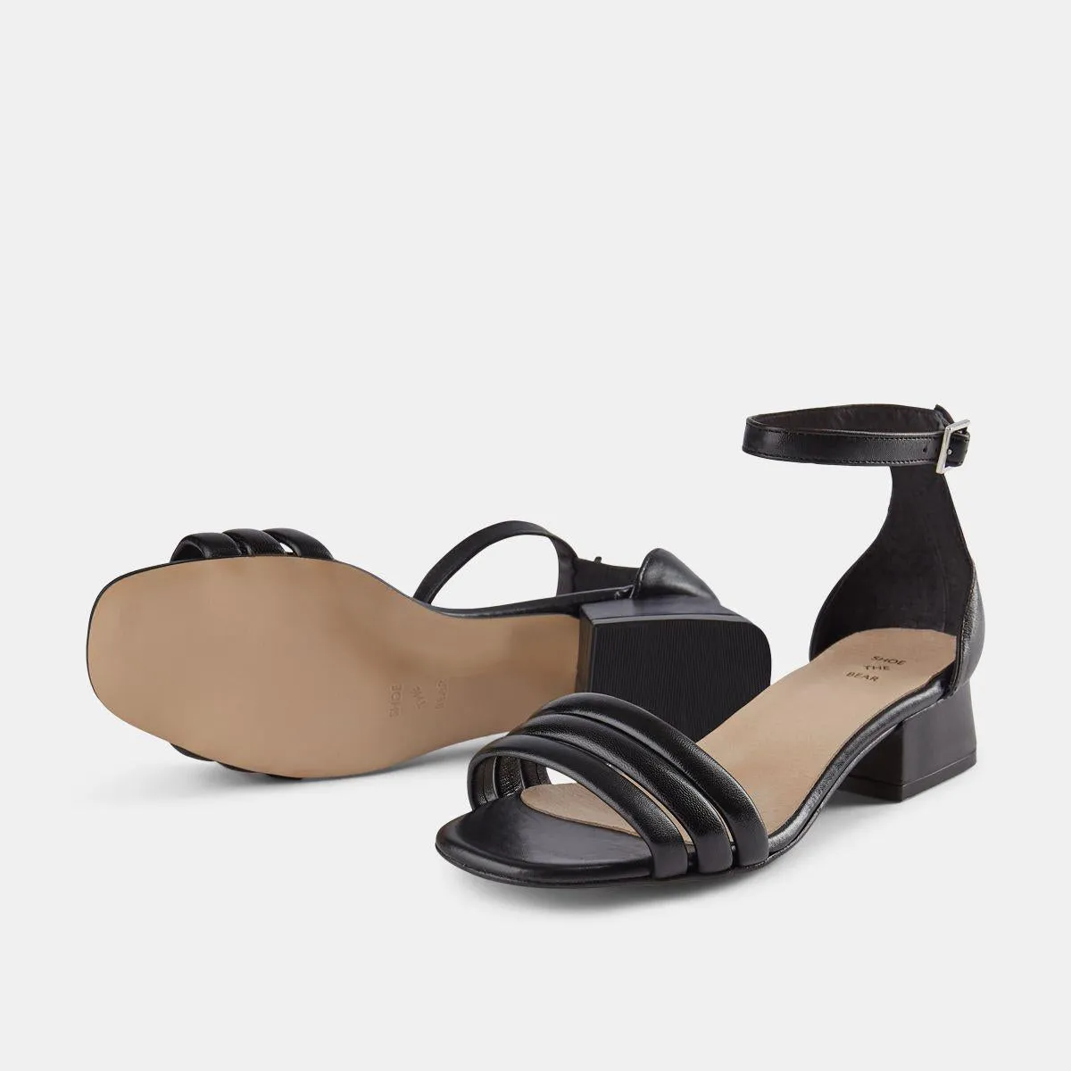 Yasmin Puff Sandal (Black)