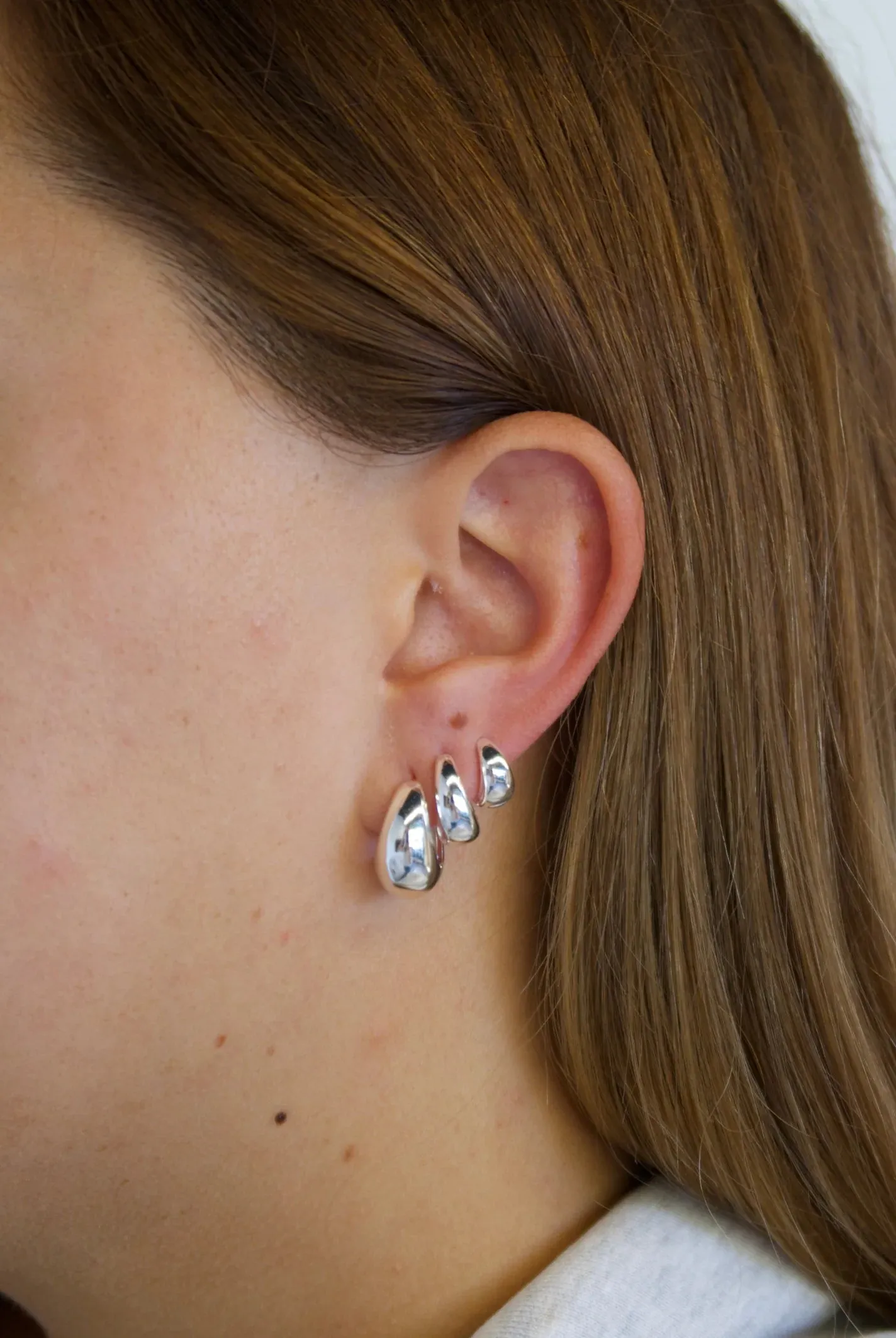Zafino - Steph Hoop Small (Silver)