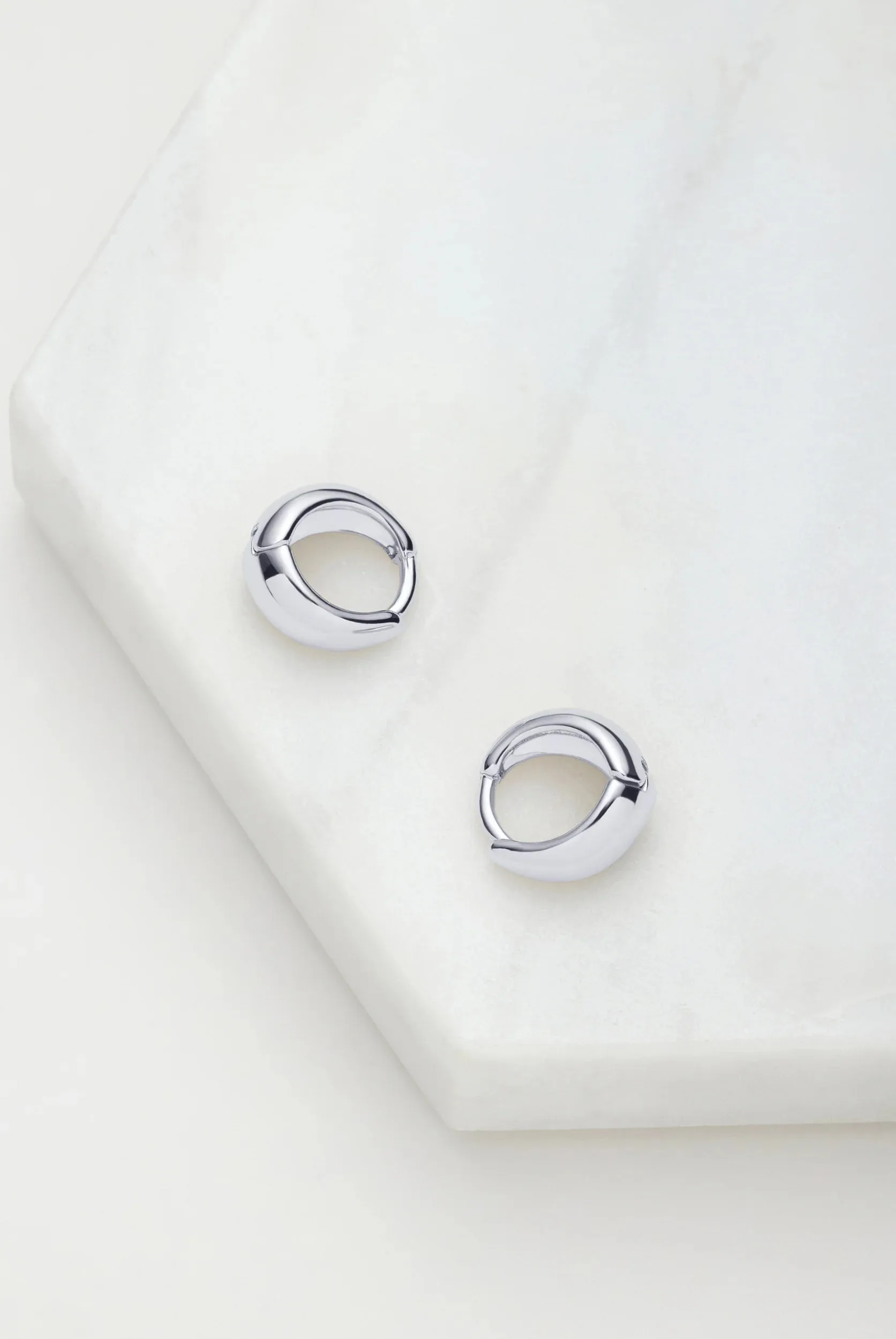 Zafino - Steph Hoop Small (Silver)
